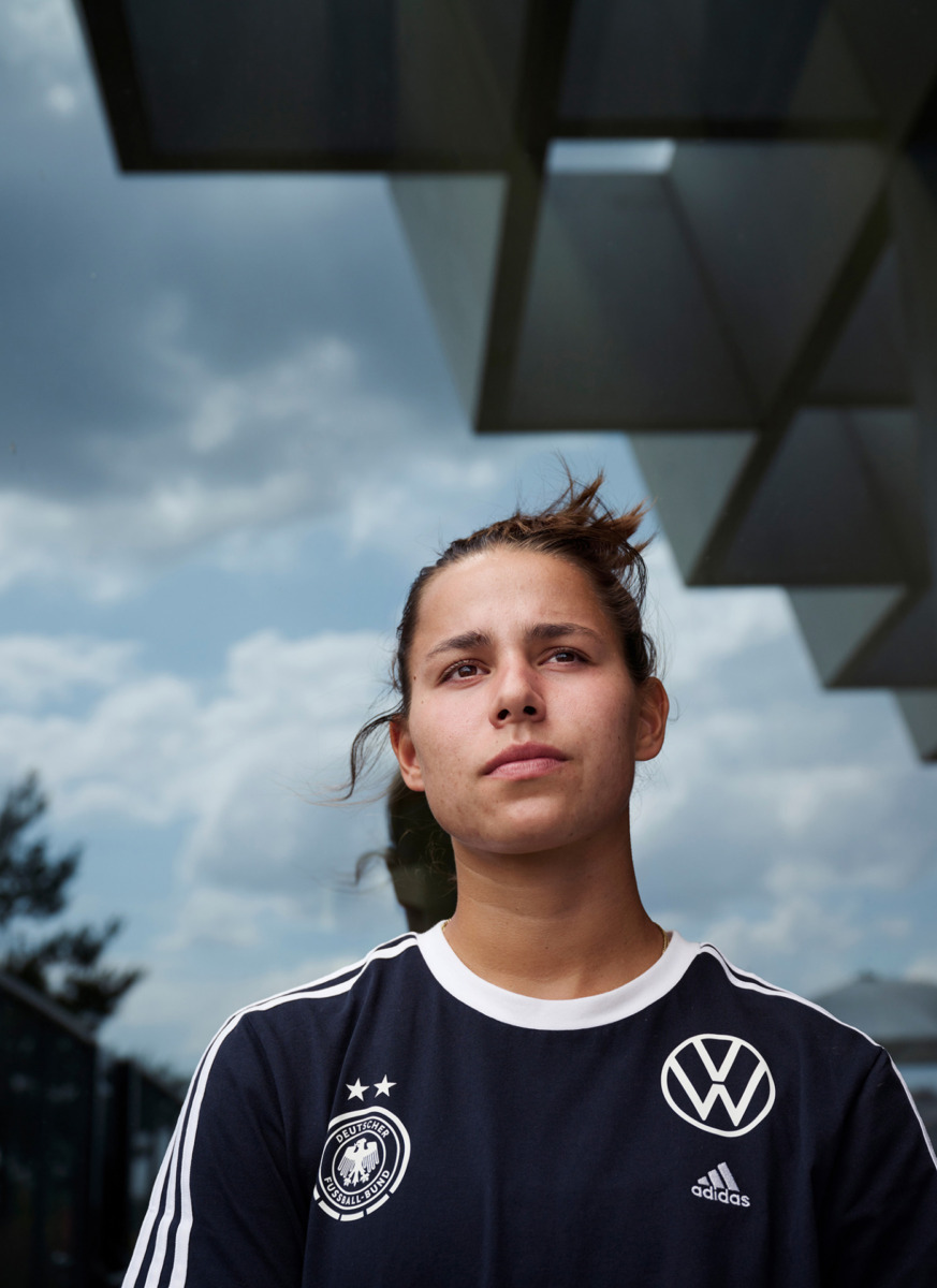 Lena Oberdorf, Fussball Spielerin, Frauenfussball, DFB, Adidas, Frank Bauer